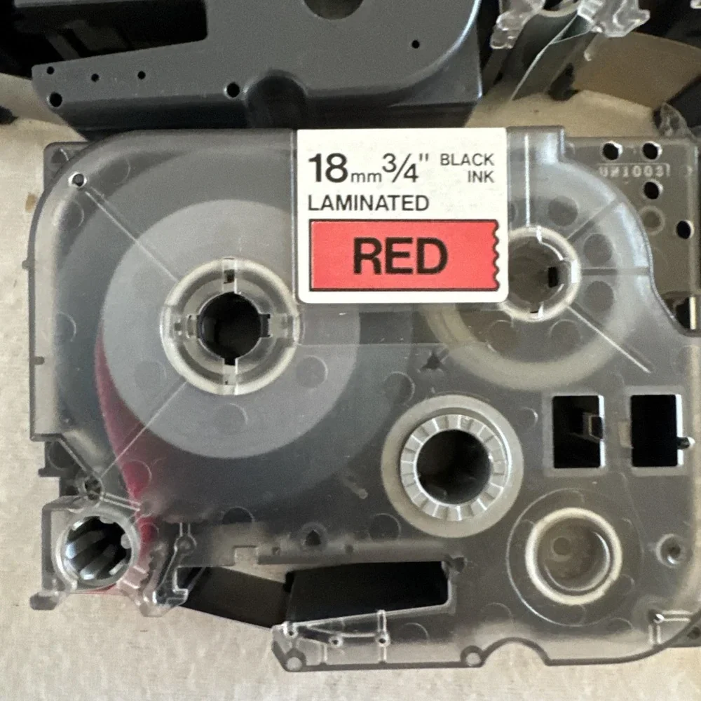 5 GENUINE Brother TZ-151 P-Touch Label Tape 18 mm 3/4